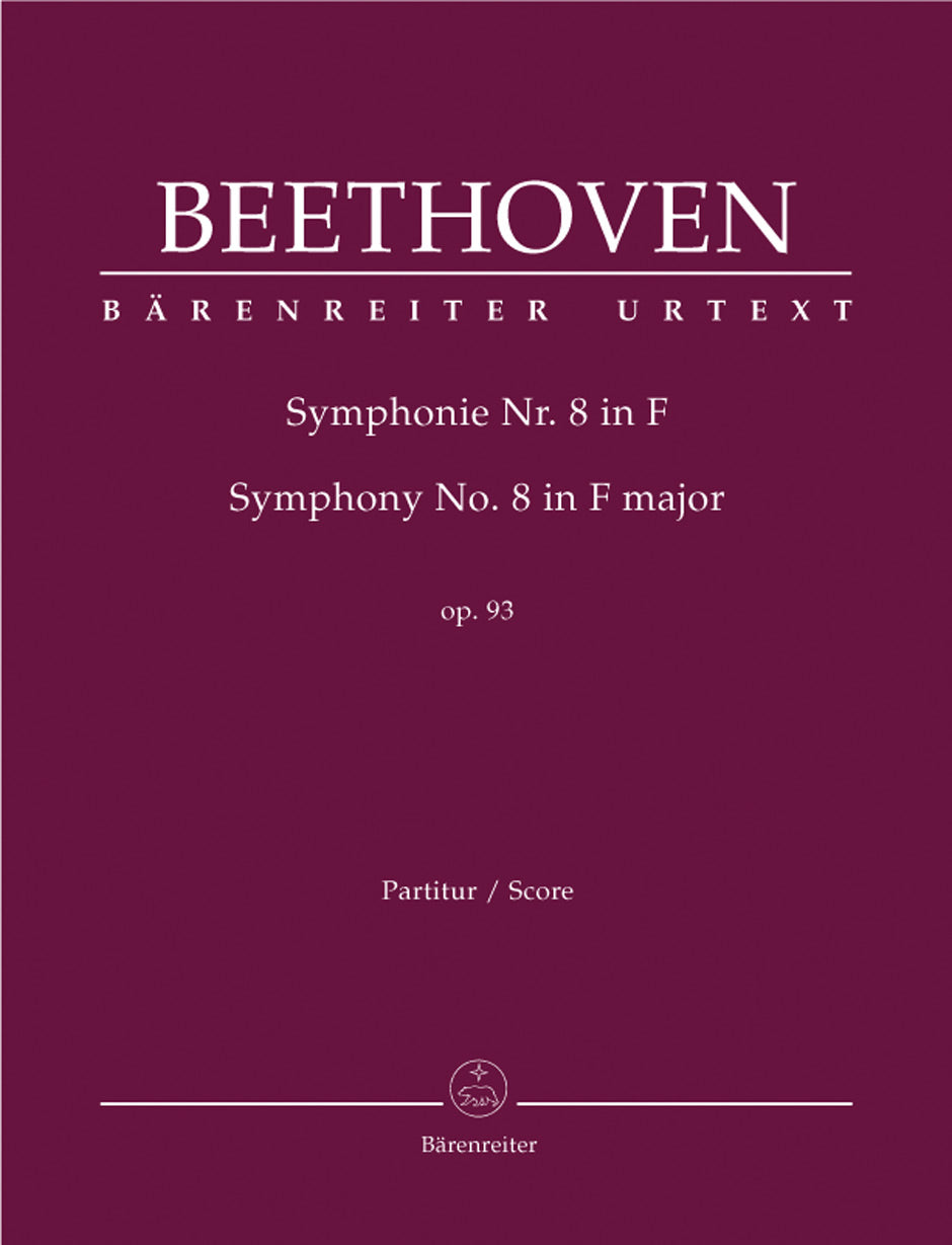 Beethoven: Symphony No. 8 in F Major, Op. 93 (Full Score)