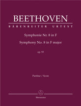 Beethoven Symphony No. 8 F major op. 93 Full Score