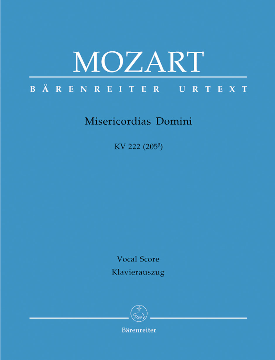 Mozart Misericordias Domini K. 222 (205a)