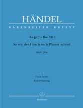 Handel As Pants the Hart HWV 251e