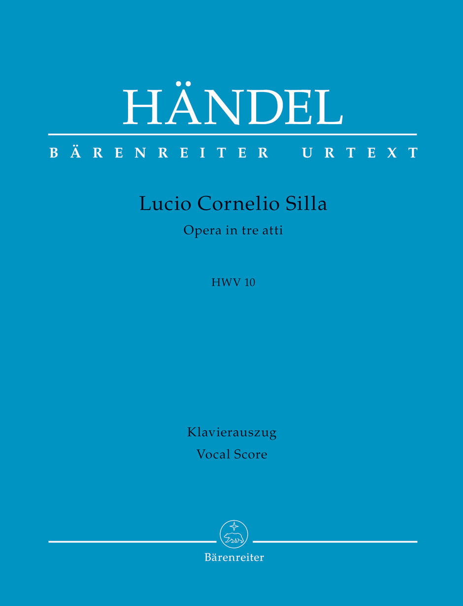 Handel Lucio Cornelio Silla HWV 10 -Opera in 3 Acts-