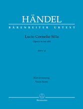 Handel Lucio Cornelio Silla HWV 10 -Opera in 3 Acts-