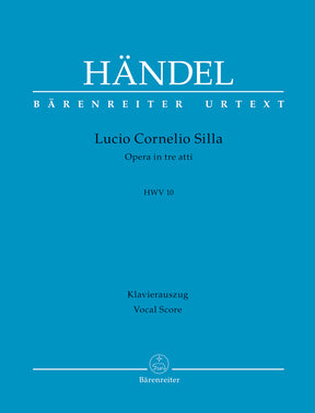 Handel Lucio Cornelio Silla HWV 10 -Opera in 3 Acts-