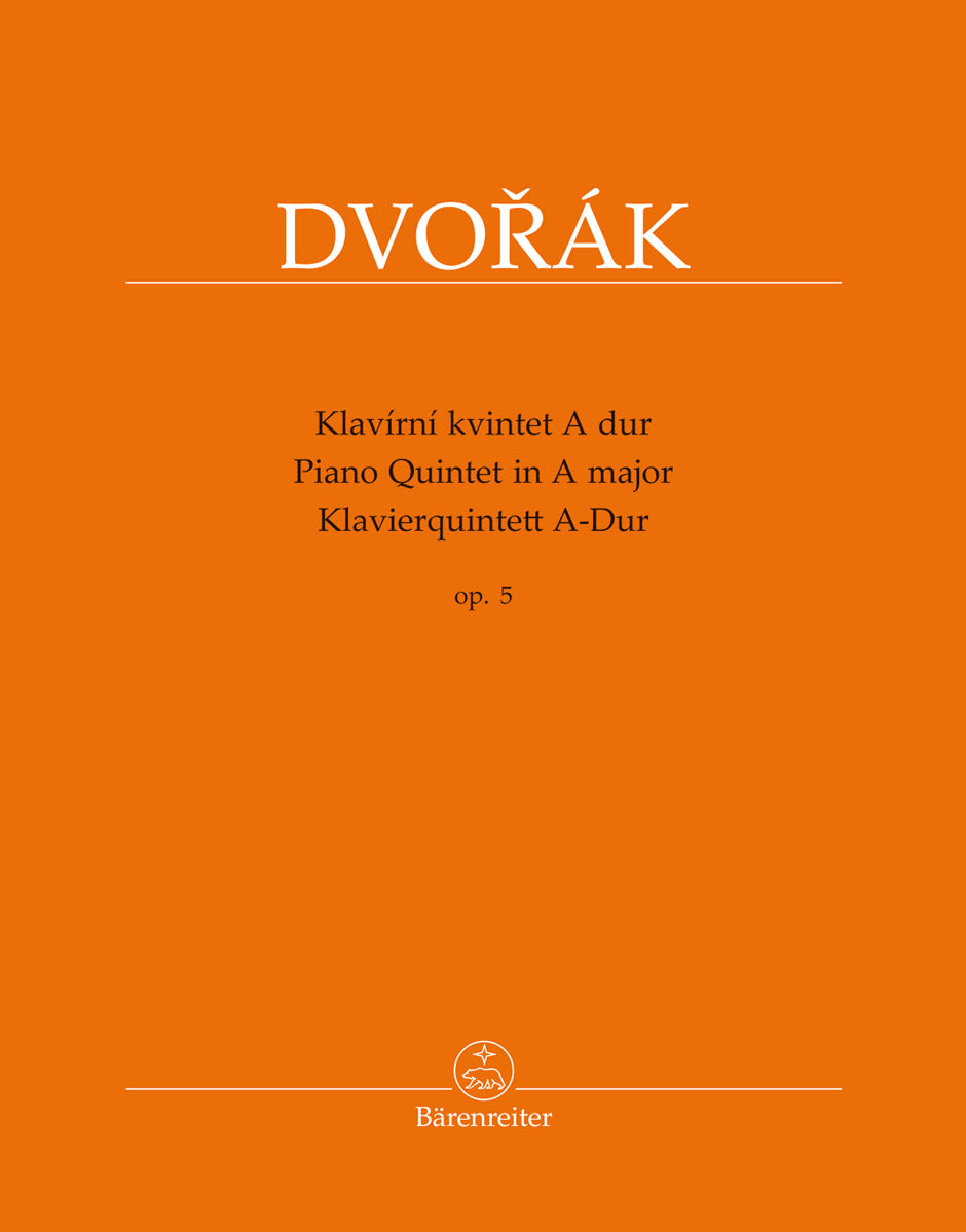 Dvorak Piano Quintet in A major Opus 5