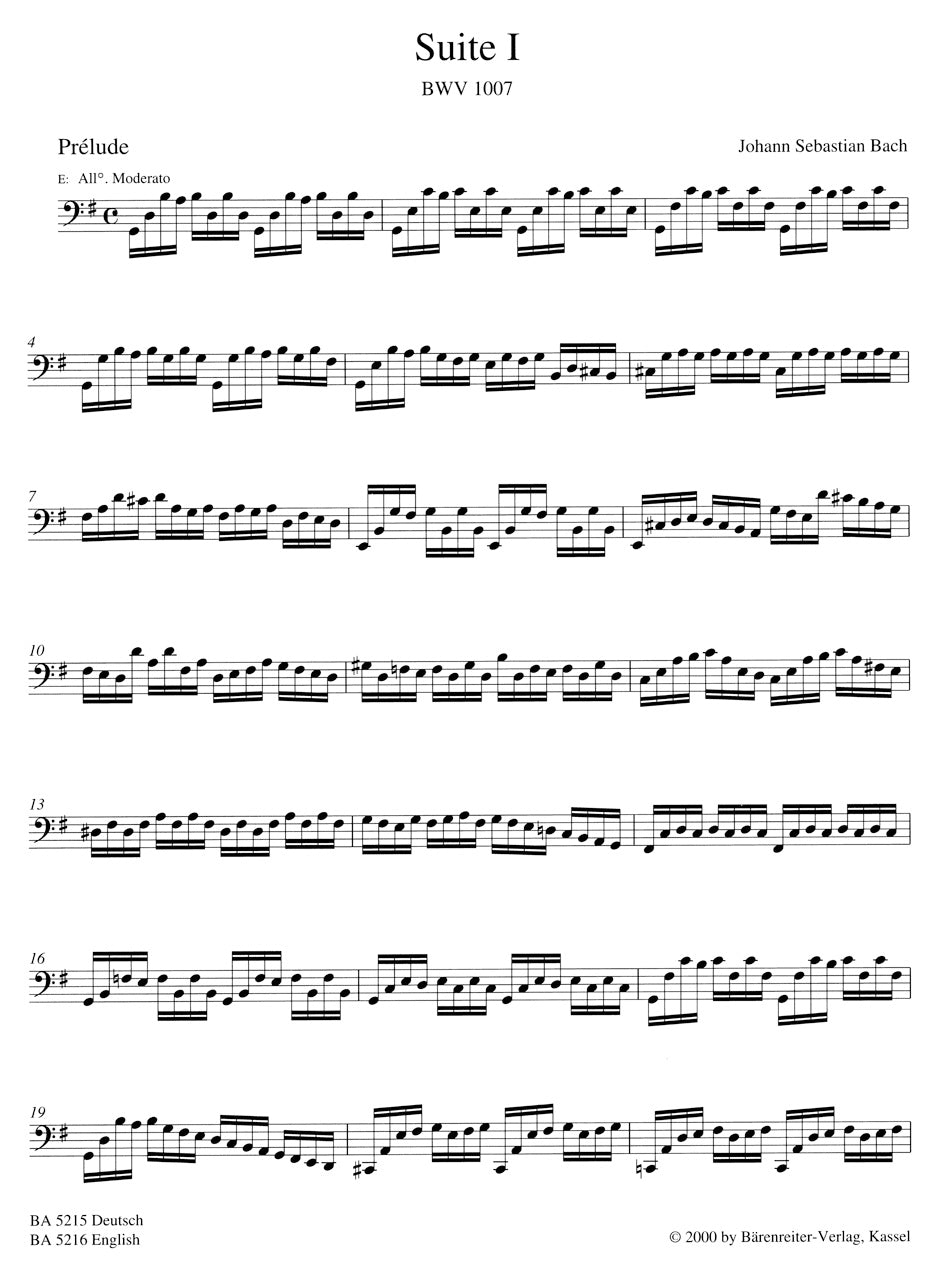 Bach 6 Suites a Violoncello Solo senza Basso BWV 1007-1012 -Scholarly-critical performing edition- (Six Suites for Violoncello solo)