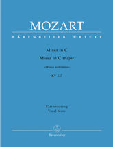 Mozart Missa C major K. 337 "Missa solemnis"