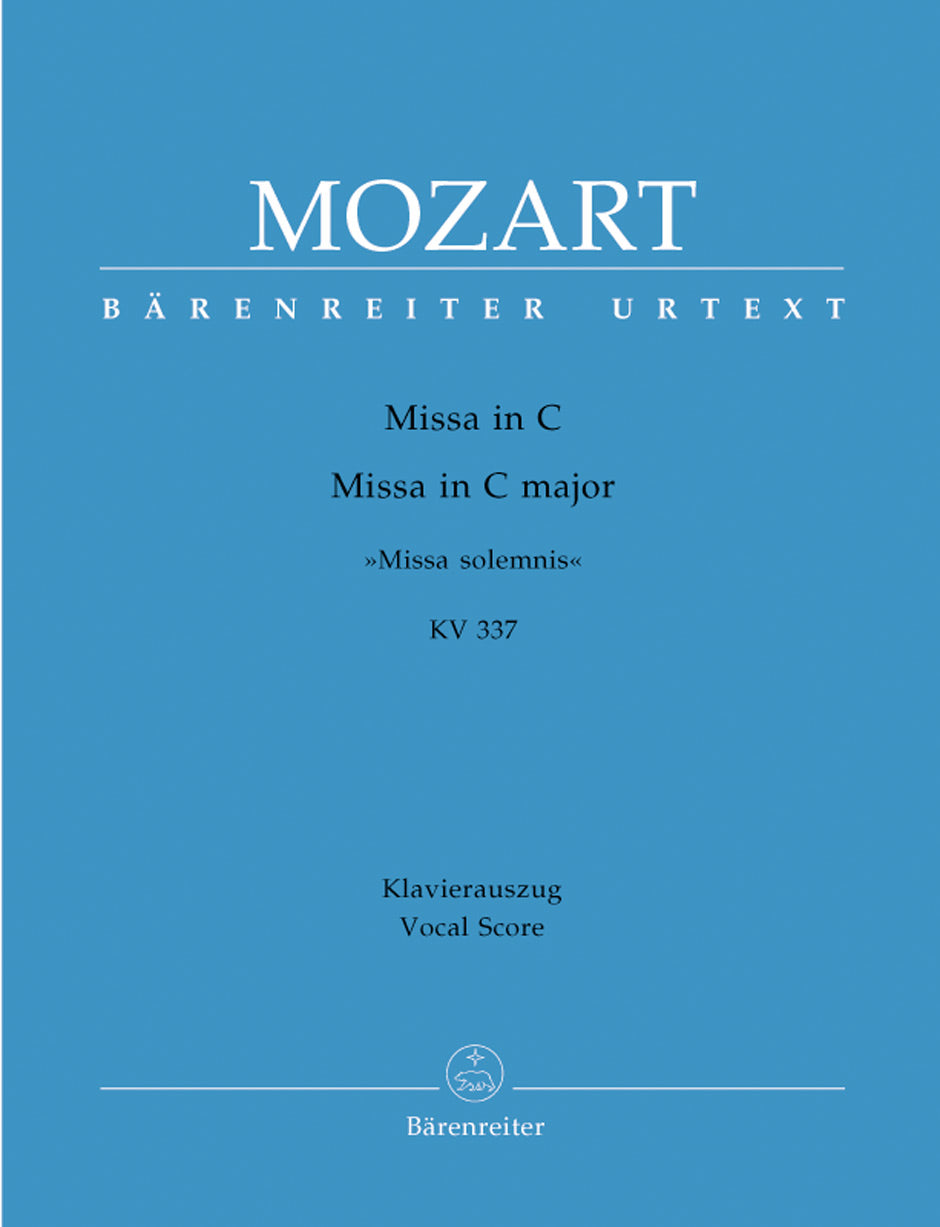 Mozart Missa C major K. 337 "Missa solemnis"