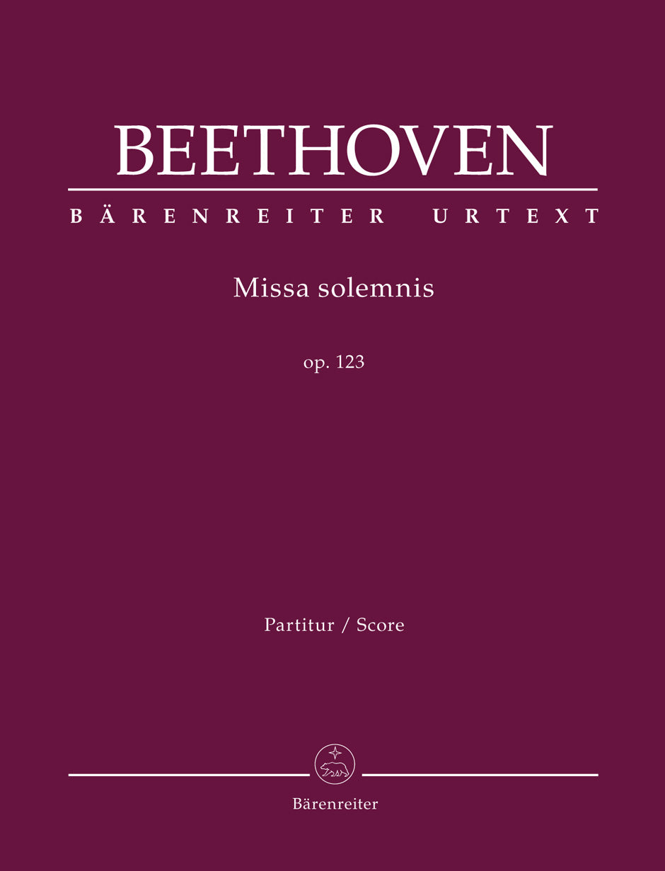 Beethoven: Missa solemnis, Op. 123 (Full Score)