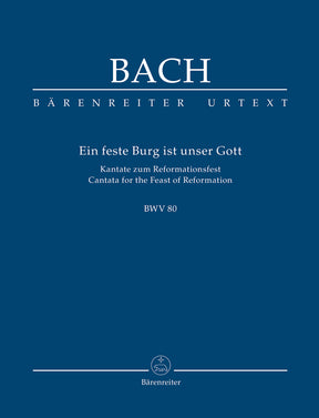 Bach A Mighty Fortress is Our God BWV 80 -Cantata for the Feast of Reformation- Study Score