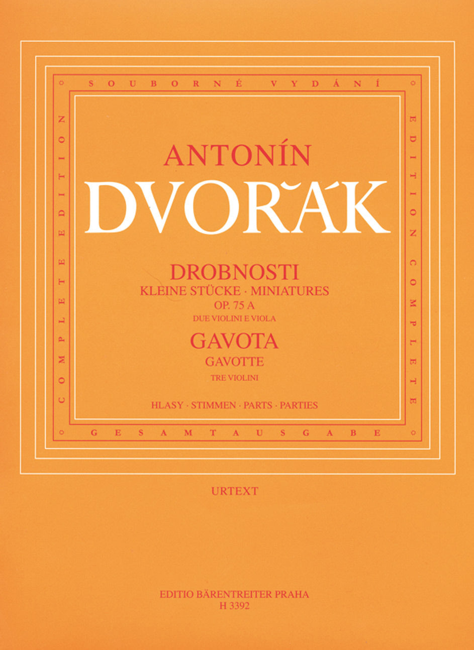 Dvorak Kleine Stücke (Miniatures) Op. 75a and Gavotte B164