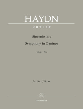 Haydn Symphony in C minor Hob I:78