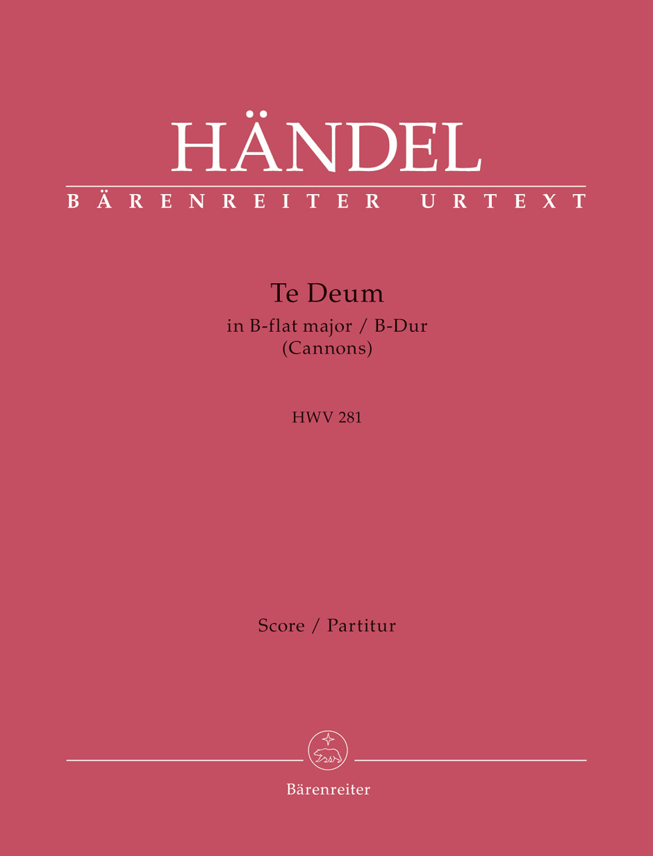 Handel Te Deum B-Dur HWV 281 (Cannons)
