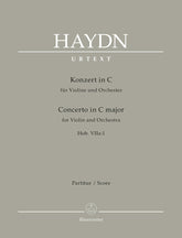 Haydn Concerto for Violin and Orchestra C major Hob. VIIa:1