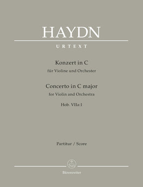 Haydn Concerto for Violin and Orchestra C major Hob. VIIa:1