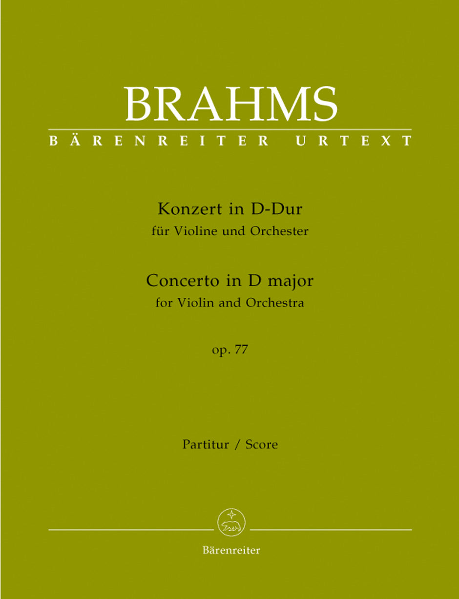 Brahms Concerto for Violin and Orchestra D major op. 77