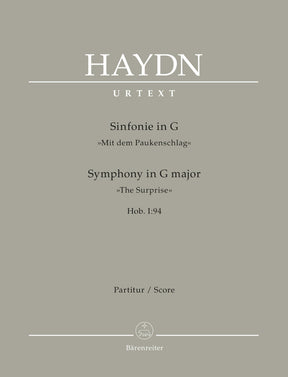 Haydn Symphony Nr. 94 G major Hob. I:94 "The Surprise"