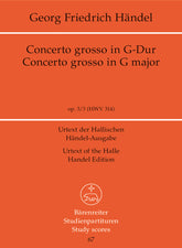 Handel Concerto grosso G major op. 3/3 HWV 314