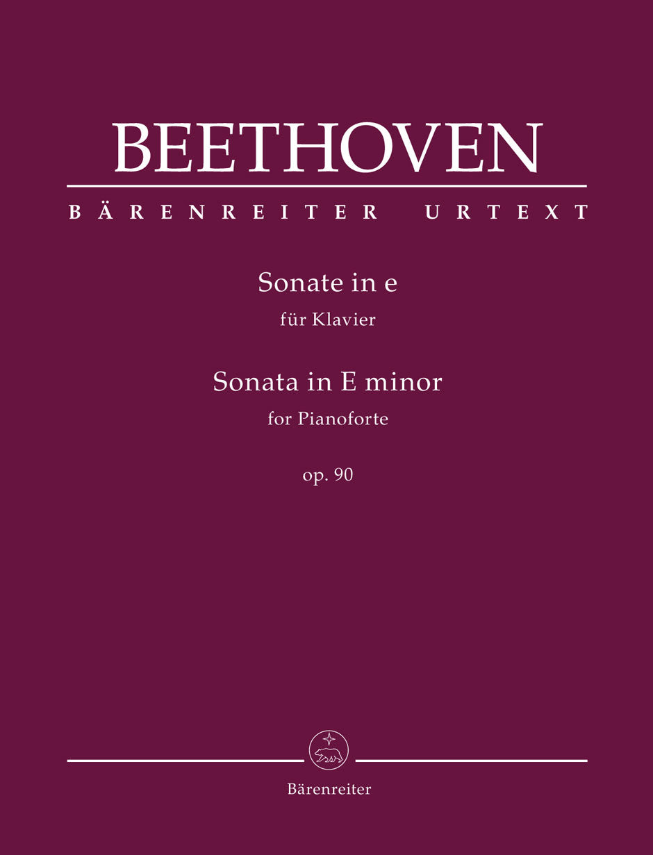 Beethoven Sonata for Pianoforte E minor op. 90