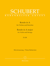 Schubert Rondo for Violin and Strings A major D 438