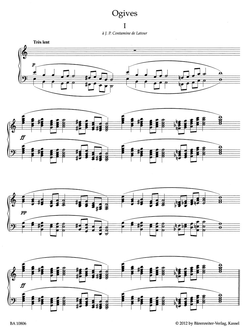 Satie Ogives / Gymnopédies