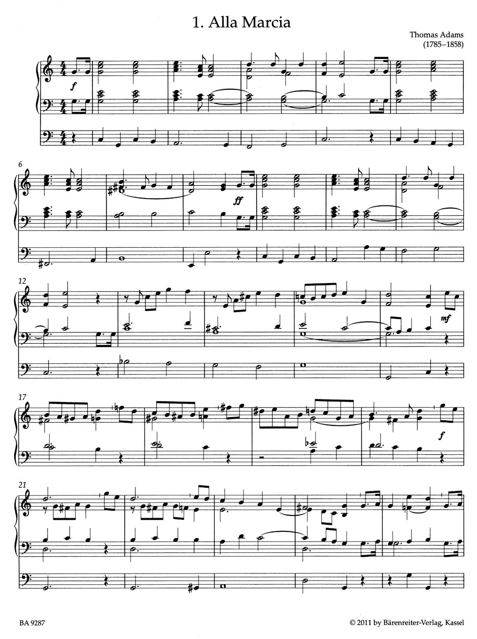 Sonntagsorgel, Volume I -Easy organ music for church services and teaching. Festive Music - Fugues - Trios-