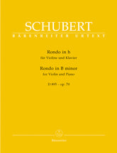 Schubert Rondo for Violin and Piano B minor op. 70 D 895