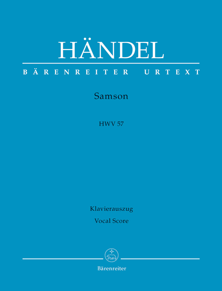 Handel Samson HWV 57 -Oratorio in three acts-
