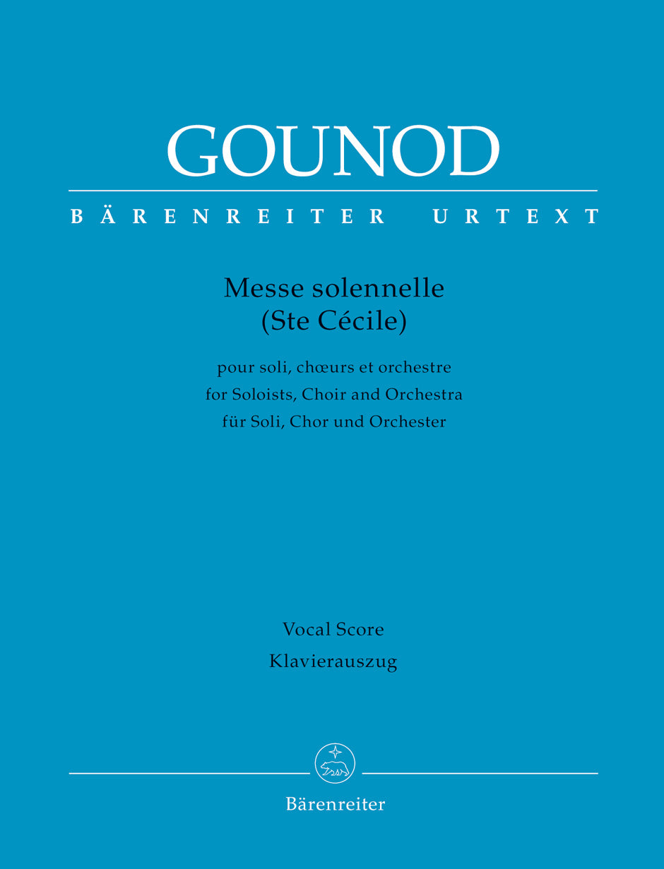 Gounod Messe solennelle (Ste Cecile) for Soloists, Choir and Orchestra