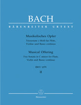 Bach Musical Offering BWV 1079 Volume 2 Trio Sonata in c minor