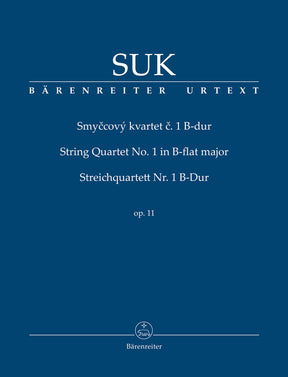 Suk String Quartet Nr. 1 B-flat major op. 11