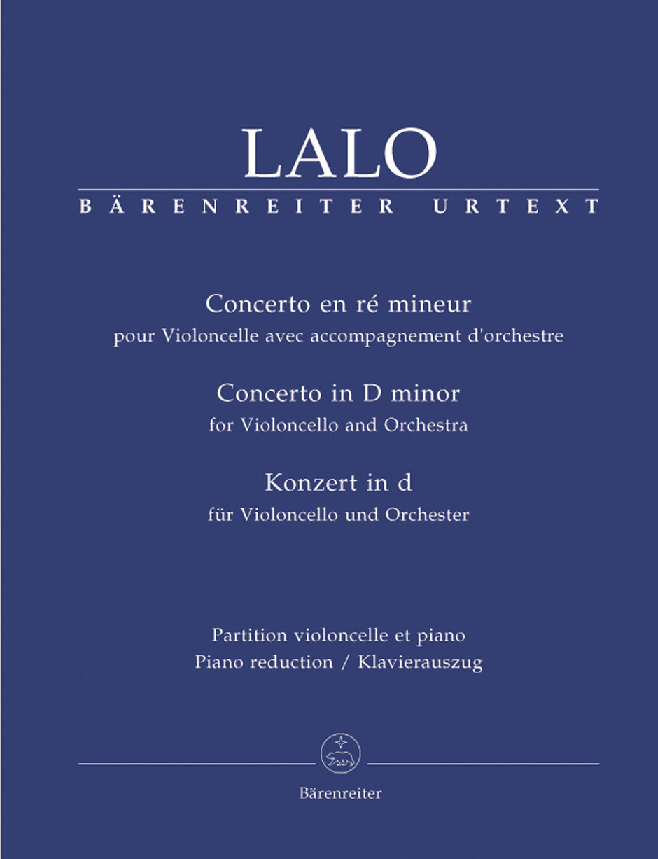 Lalo Concerto for Violoncello and Orchestra D minor