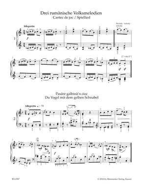 Bartok Easy Piano Pieces and Dances