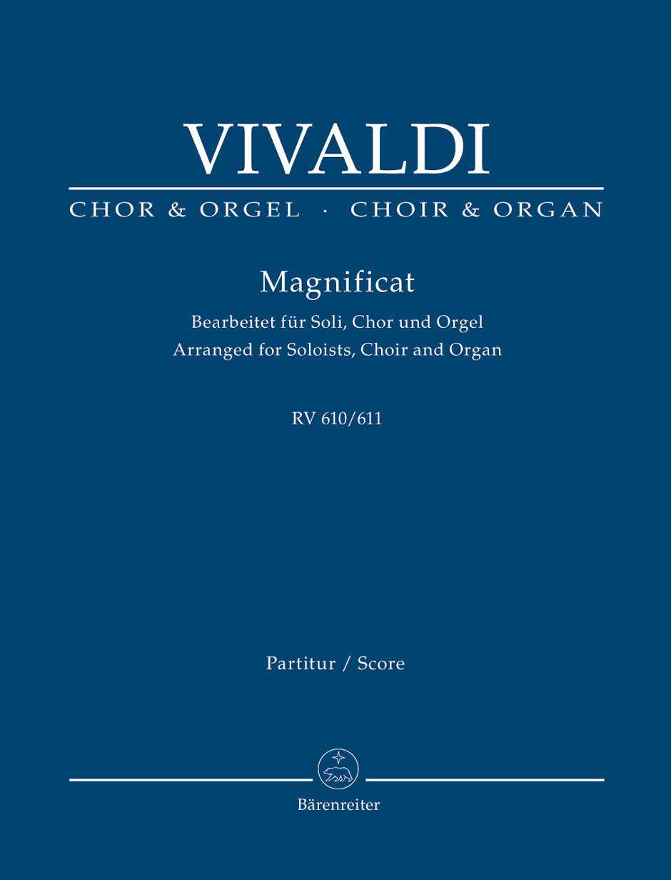 Vivaldi Magnificat RV 610/611 (Arranged for Soloists, Choir and Organ)