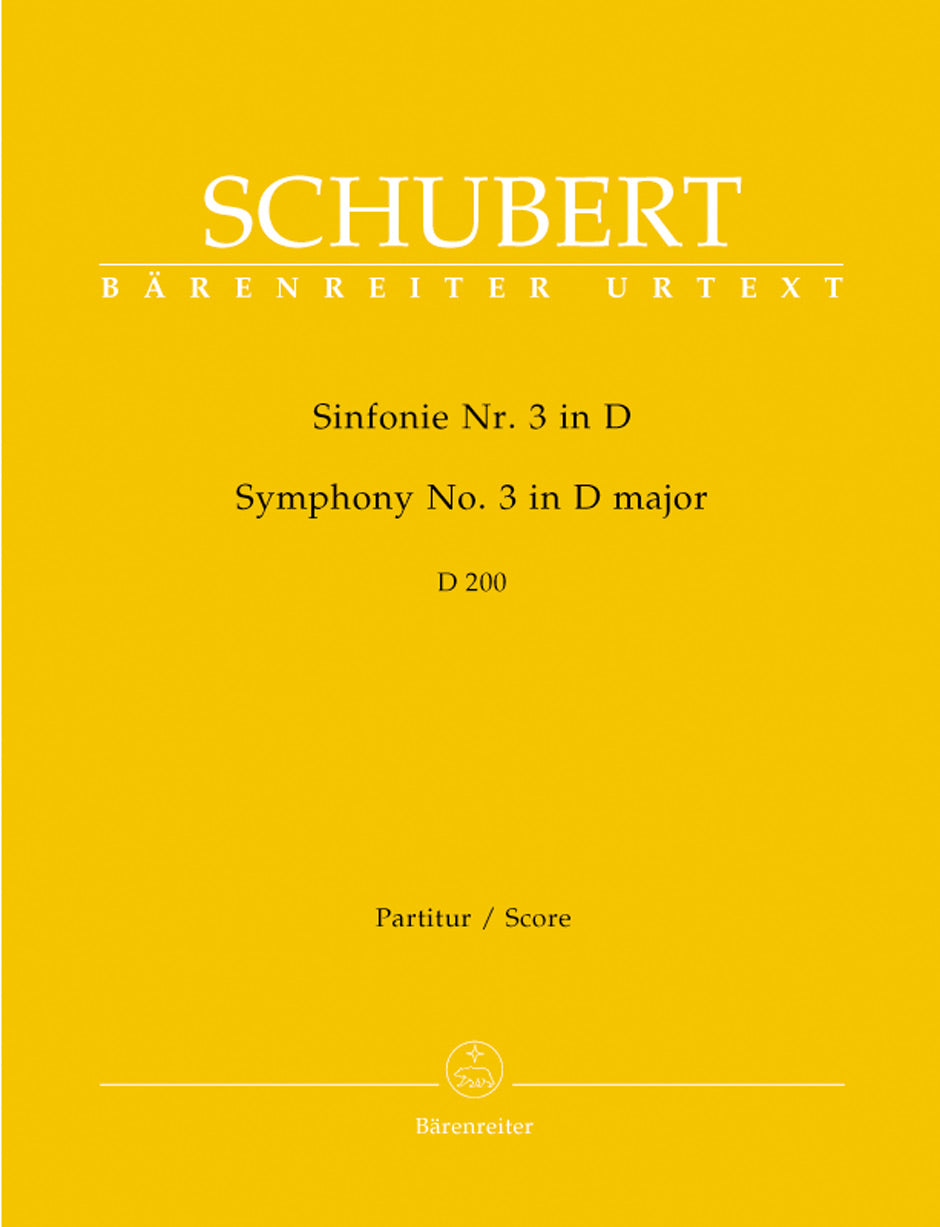 Schubert Symphony Nr. 3 D major D 200
