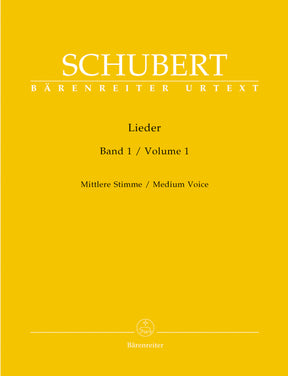 Schubert Lieder, Volume 1 (medium voice)