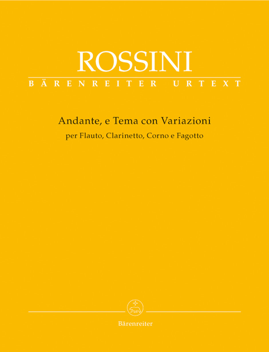 Rossini Andante and Theme and Variations for Flute, Clarinet, Horn and Bassoon