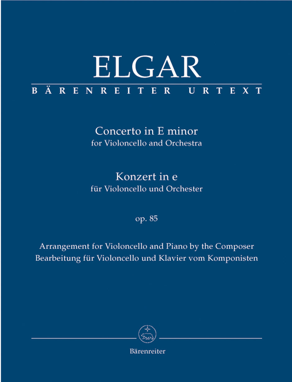 Elgar: Cello Concerto in E Minor, Op. 85