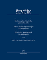 Sevcik School of Bowing Technique  for Violoncello op. 2 (Heft 5 und 6)