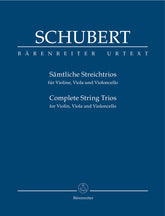 Schubert Complete String Trios for Violin, Viola and Violoncello