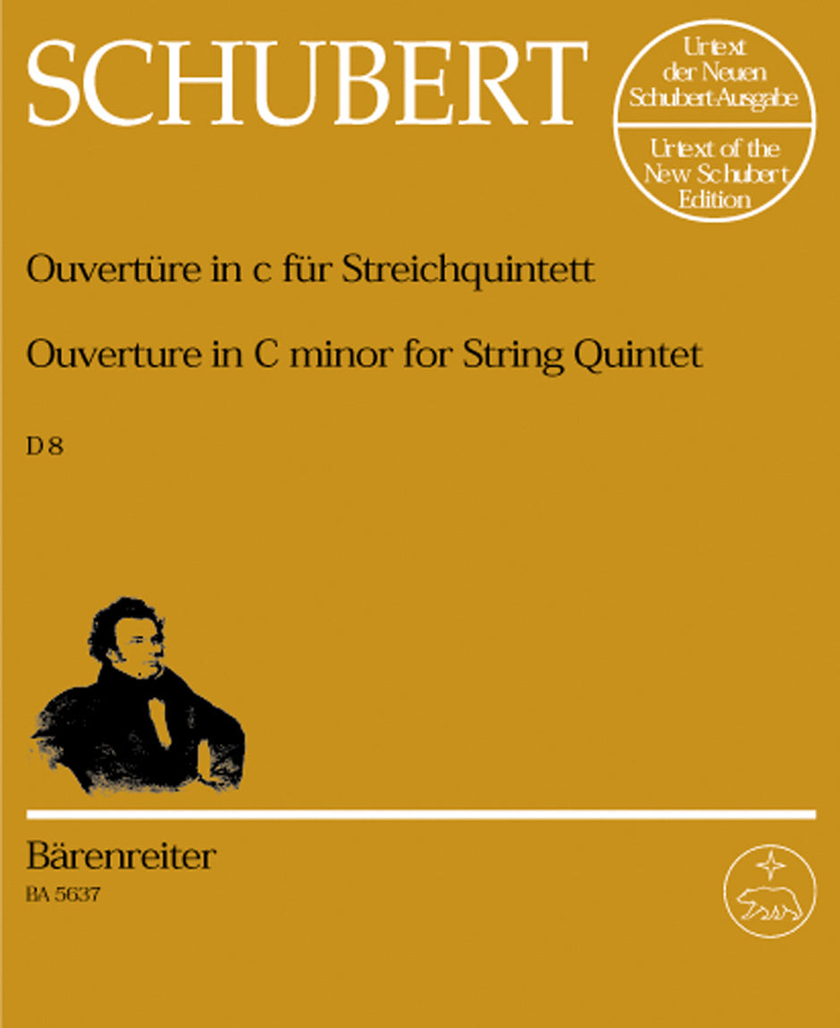 Schubert Ouvertüre (Quintet) in c minor D 8