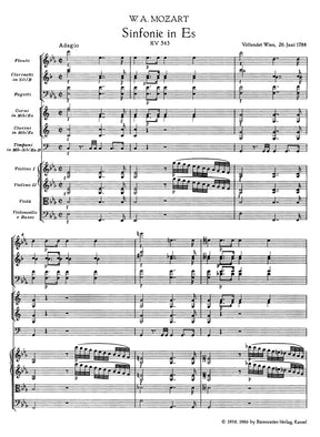 Mozart Sinfonie Nr. 39 Es-Dur KV 543
