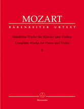 Mozart Complete Works for Violin and Piano, Volume II