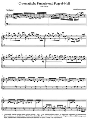 Bach Chromatic Fantasy and Fugue D minor BWV 903