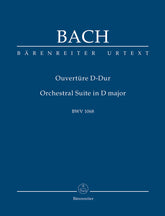 Bach Orchestral Suite (Overture) D major BWV 1068 Study Score