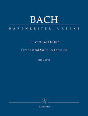 Bach Orchestral Suite (Overture) D major BWV 1068 Study Score