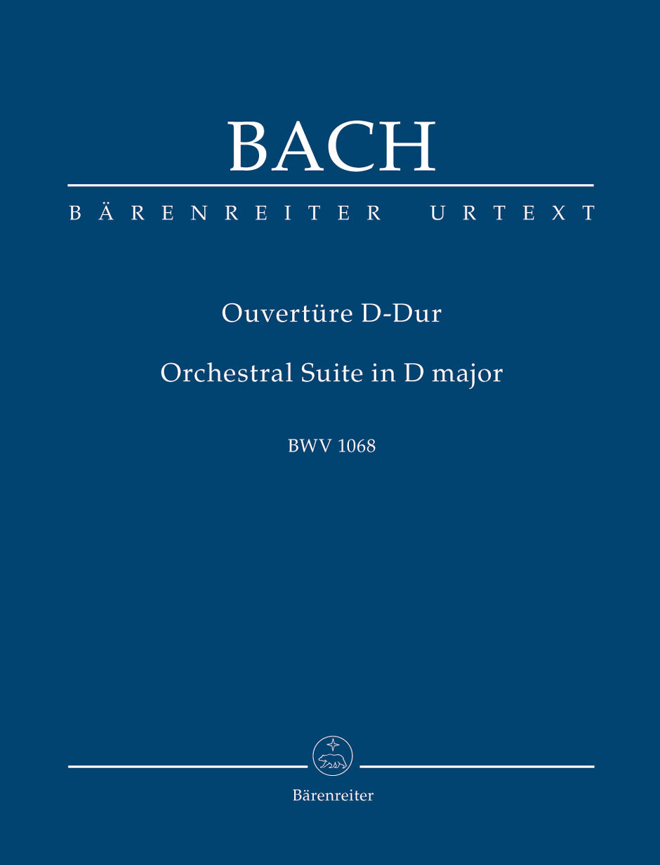 Bach Orchestral Suite (Overture) D major BWV 1068 Study Score