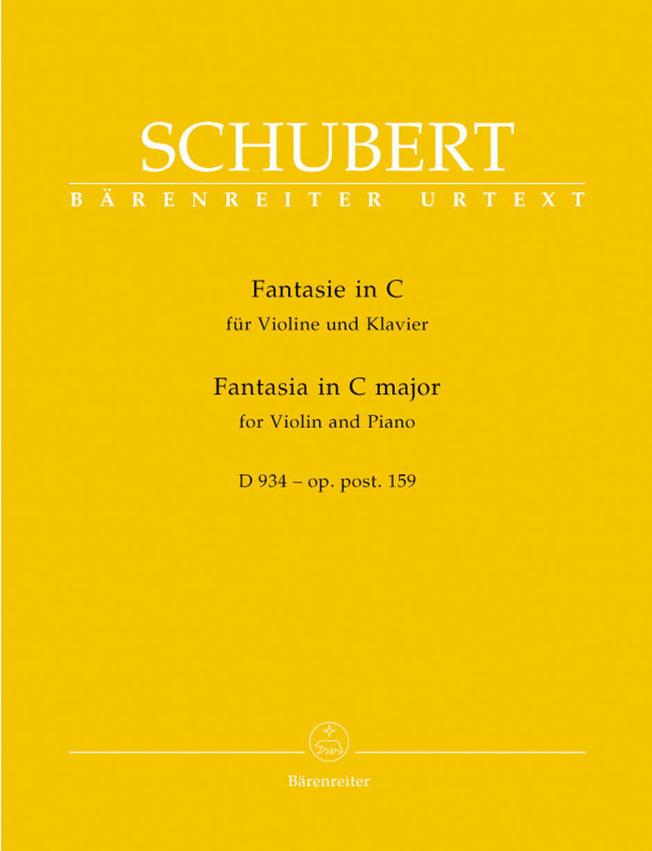 Schubert Fantasie for Violin and Piano C major op. post. 159 D 934