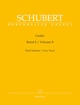 Schubert Lieder, Volume 8 (Low Voice)