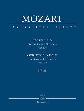 Mozart Concerto for Piano and Orchestra Nr. 12 A major K. 414