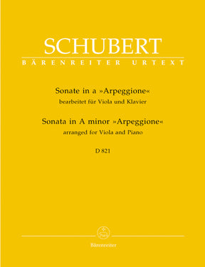 Schubert Sonata A minor D 821 "Arpeggione" arranged for Viola and Piano